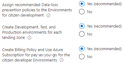 Figure 3: assign policies to your landing zones