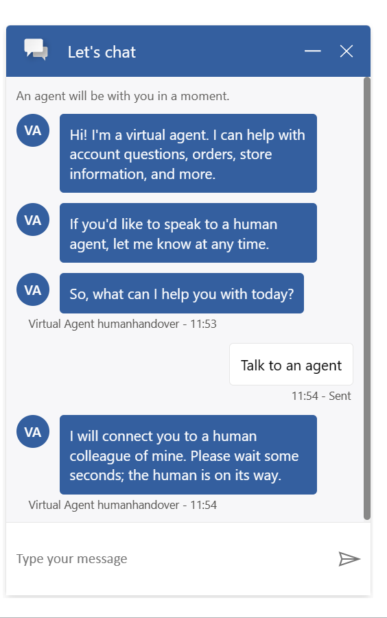 Figure 37: ask for agent