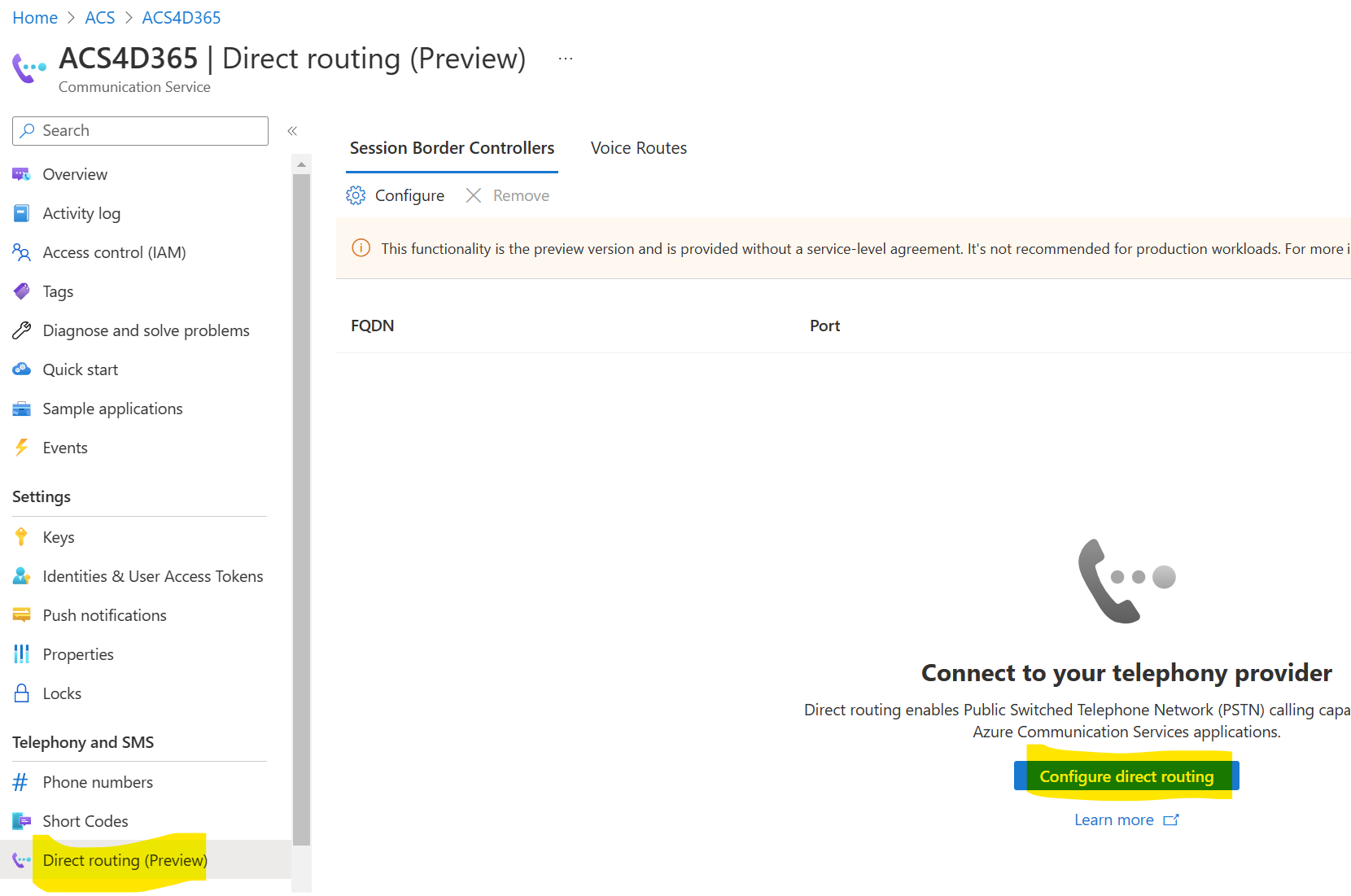 Figure 3: Create a new Session Border Controller Configuration