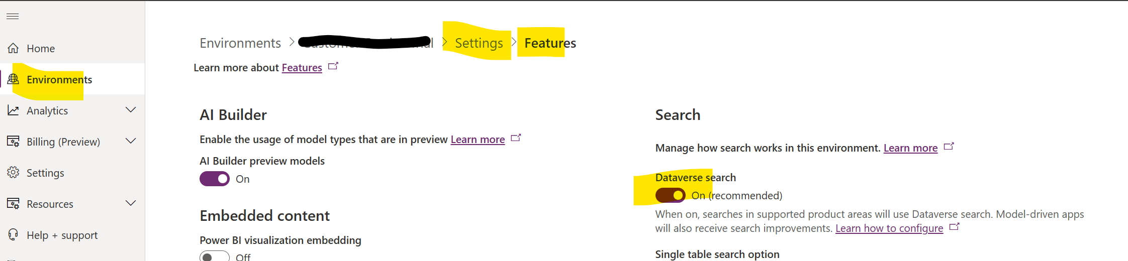 Figure: Dataverse Search